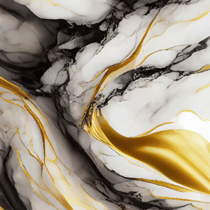 Golden Torrent – 280×122 cm (3 mm Dikte) | PVC Wandpanelen